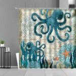 rideau de douche octopus kayti pour une touche dexotisme 650 1