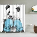 rideau de douche panda laton style et serenite pour votre salle bain 347 1