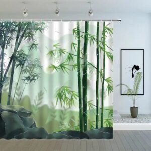 rideau de douche paysage dallen pour une salle bain relaxante 590 1