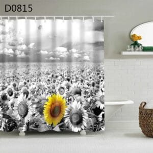 Rideau De Douche Polyester Lavable Waipo Luxe Et Durabilité