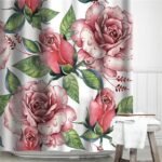 rideau de douche rose atsumo elegance et protection 738 1