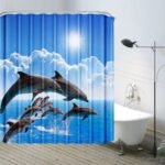 rideau de douche tinkisso a oeillets resistant leau 140 1