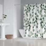 rideau de douche vegetal karelia pour une salle bain chic et apaisante 238 1