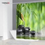 rideau de douche zen galet aira pour une ambiance sereine chez 531 1