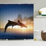 rideau de douche zen wanoki pour une salle bain apaisante 180 x 210 379 1