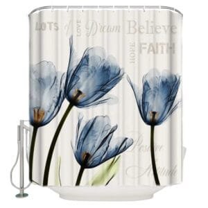 Rideau Douche Fantaisie Mirecei : Charme Et Originalité Pour Votre Salle De Bain 2 Rideau Douche Fantaisie Mirecei: Charme Et Originalité Pour Votre Salle De Bain - 91 x 183