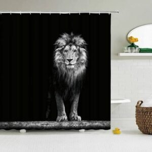 rideau douche noir minoo elegance moderne pour votre salle de bain 879 1