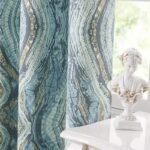 rideau eiker a motifs fractals avec options de hauteur bande 951 1
