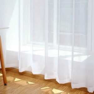rideau en voilage blanc pure douceur et intimite hauteur bande 631 1