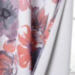 Rideau Ertani à Pétales Florales, Hauteur Bande Personnalisable
