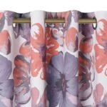 Rideau Ertani à Pétales Florales, Hauteur Bande Personnalisable