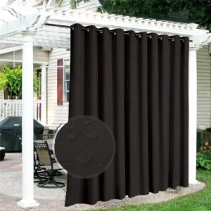 Rideau Extérieur Atono Noir Pour Bloquer La Lumière Intrusive