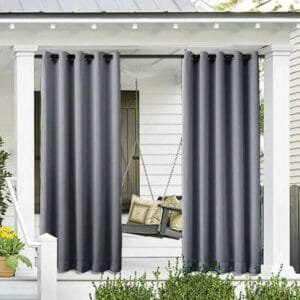 Rideau Extérieur Cirier - Protection Solaire Et Intimité Pour Votre Patio - 130 x 160 / œillets