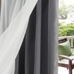 rideau exterieur dorina avec toile opaque pour bloquer la lumiere 186 1