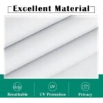 rideau exterieur impermeable pour terrasse et pergola en blanc elegant 256 1