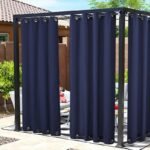 Rideau Extérieur Imperméable Sungei En 6 Couleurs Résistants Au Vent