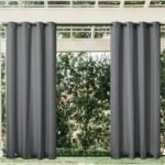 Rideau Extérieur Imperméable Sungei En 6 Couleurs Résistants Au Vent