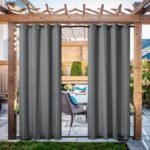 Rideau Extérieur Imperméable Sungei En 6 Couleurs Résistants Au Vent