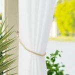 Rideau Extérieur Imperméable Sungei En 6 Couleurs Résistants Au Vent