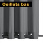 Rideau Extérieur Imperméable Sungei En 6 Couleurs Résistants Au Vent