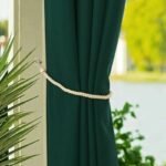 Rideau Extérieur Imperméable Sungei En 6 Couleurs Résistants Au Vent