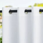 Rideau Extérieur Imperméable Sungei En 6 Couleurs Résistants Au Vent