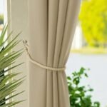 Rideau Extérieur Imperméable Sungei En 6 Couleurs Résistants Au Vent
