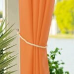 Rideau Extérieur Imperméable Sungei En 6 Couleurs Résistants Au Vent
