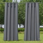 Rideau Extérieur Imperméable Sungei En 6 Couleurs Résistants Au Vent