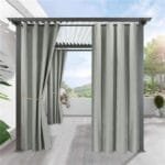 Rideau Extérieur Jasmin Sur Mesure Pour Terrasse Et Pergola - 135 x 160 / œillets