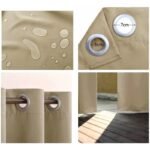 Rideau Extérieur Jujubier En Toile Imperméable – Hauteur Bande Ajustable