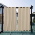Rideau Extérieur Jujubier En Toile Imperméable – Hauteur Bande Ajustable