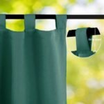rideau exterieur karom vert canard impermeable et coupe vent 130 x 162 1