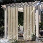 rideau exterieur kiwin beige resistant a la pluie et basse 882 1