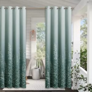 rideau exterieur liyuri vert style et protection contre 894 1