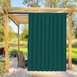 rideau exterieur odaki vert canard pour terrasse et pergola 808 1