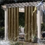 rideau exterieur pymm kaki resistant a la pluie et basse 157 1