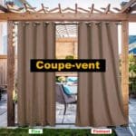 Rideau Extérieur Tamaris - Imperméable Et Sur Mesure à Basse Température