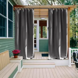 Rideau Extérieur Zaliko Occultant En Gris Anthracite Sur Mesure