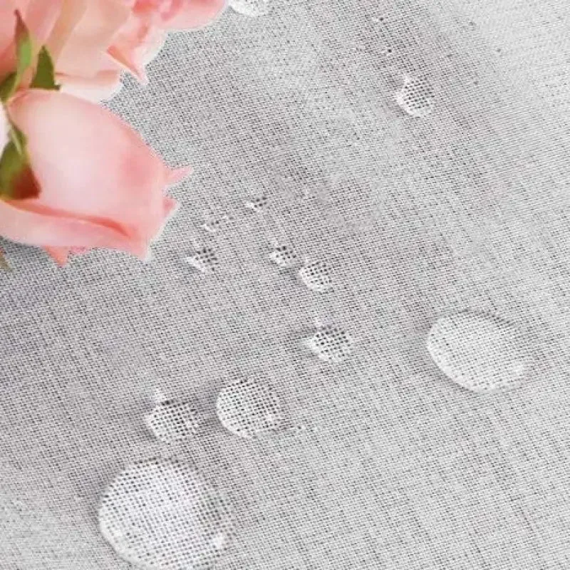 Rideau Imperméable En Polyester Imitation Lin Pour Votre Espace Extérieur