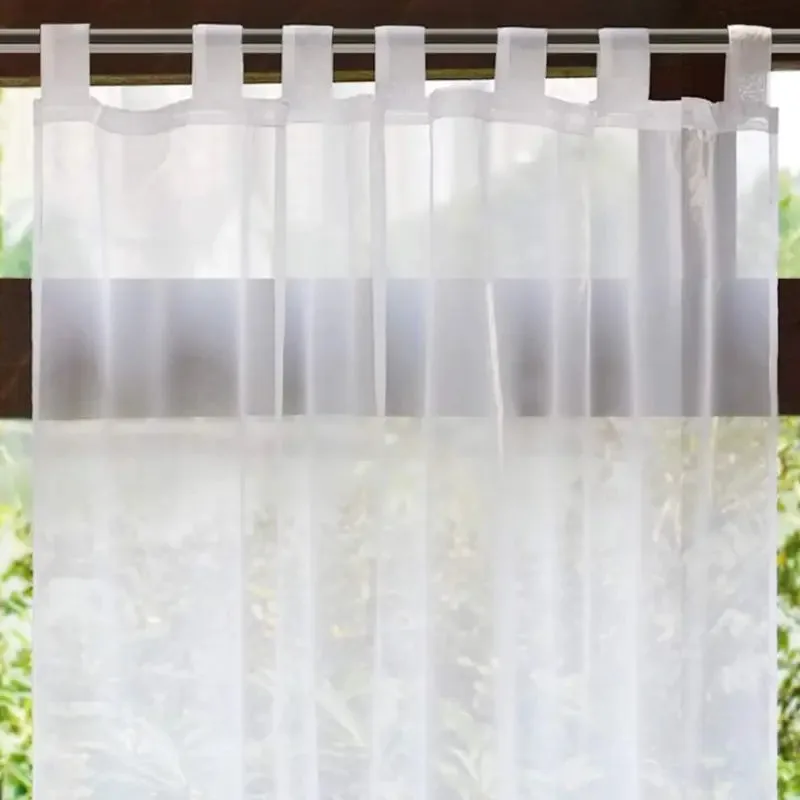 Rideau Imperméable En Polyester Imitation Lin Pour Votre Espace Extérieur