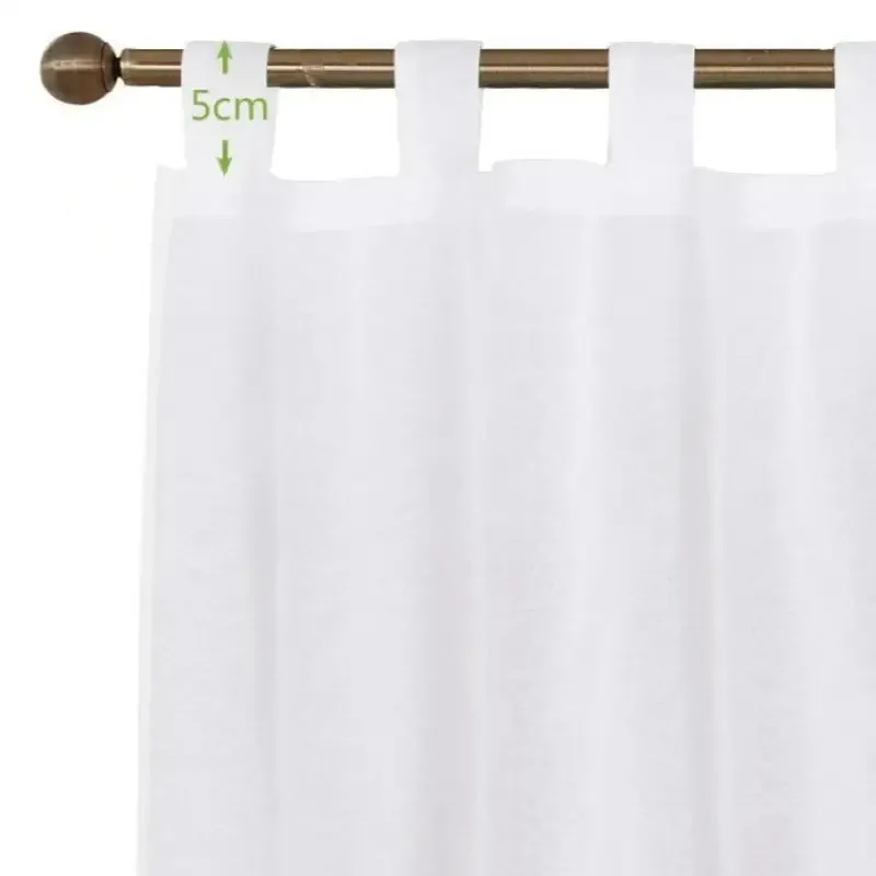 Rideau Imperméable En Polyester Imitation Lin Pour Votre Espace Extérieur