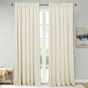 Rideau Isolant Thermique Luxury Ivoire Pour Un Confort élégant - 100 x 150 / œillets
