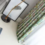 Rideau Marsa Coloré Avec Motifs Végétaux Et Hauteur Bande Personnalisable