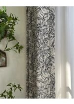 rideau noir et blanc boheme pour une deco artistique apaisante 330 1