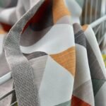 rideau occultant adiam a motifs triangles en polyester facile 100 1