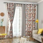 rideau occultant adiam a motifs triangles en polyester facile 403 1