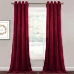rideau occultant armenie en velours hauteur bande personnalisable 961 1