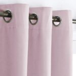 Rideau Occultant Bergen En Toile Triple Tissage Plusieurs Couleurs Disponibles - Rose / 105 x 160 / œillets