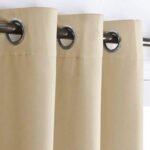 Rideau Occultant Bergen En Toile Triple Tissage Plusieurs Couleurs Disponibles - Beige / 105 x 160 / œillets